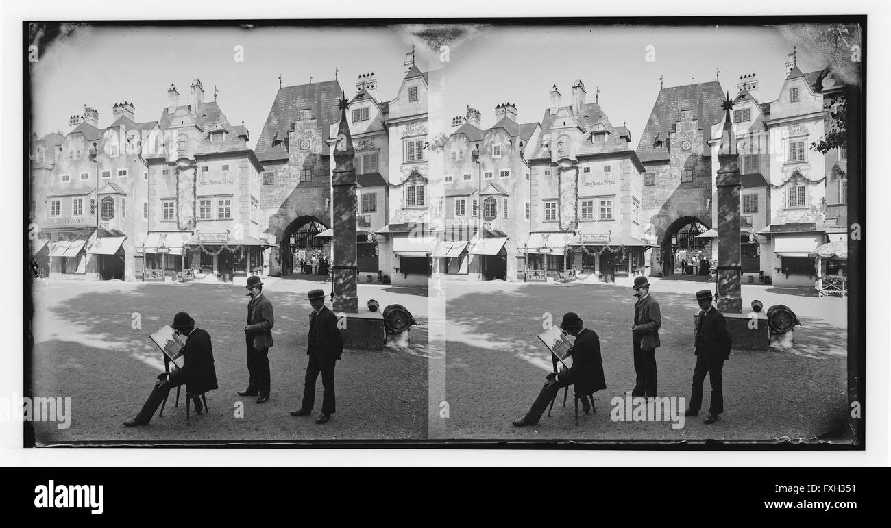 Wiener Musik und Theaterausstellung 1892 Stock Photo Alamy