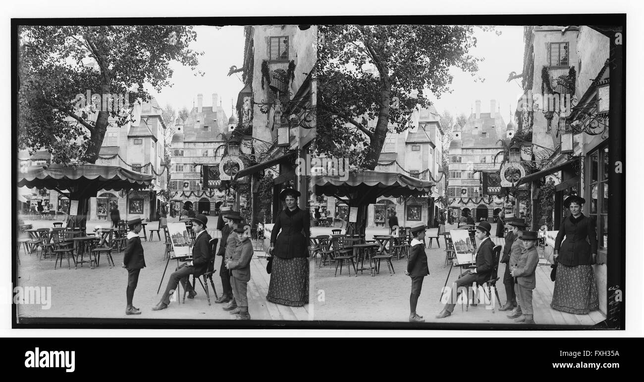 Wiener Musik und Theaterausstellung 1892 Stock Photo Alamy