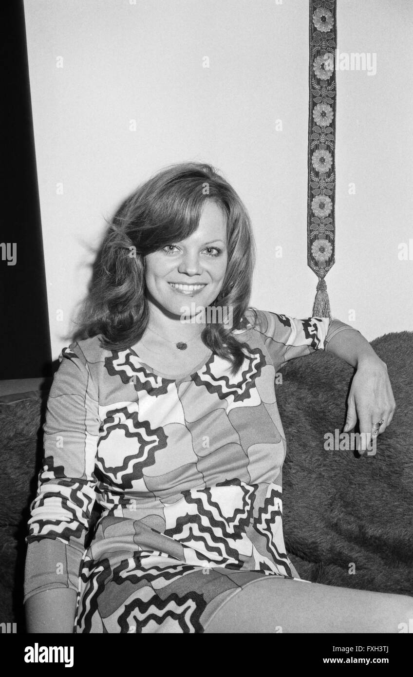 Deutsche Schauspielerin Christiane Rücker, Deutschland 1970er Jahre ...