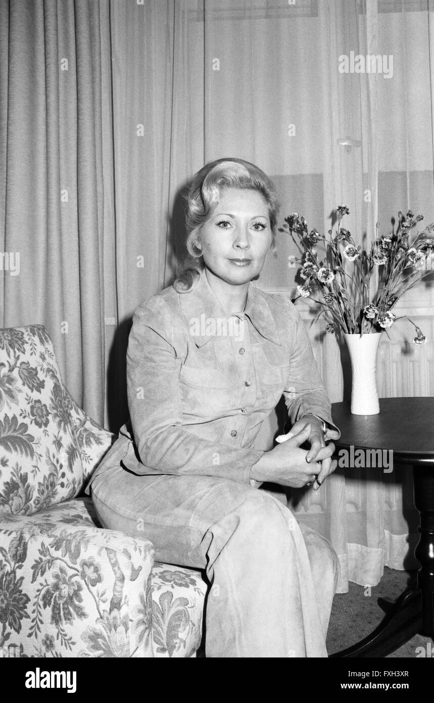 Deutsche Sängerin, Schauspielerin und Musicaldarstellerin Rut Rex ...