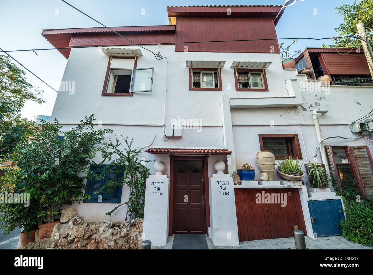 House In Neve Tzedek Neighborhood In Tel Aviv Israel Stock Photo Alamy