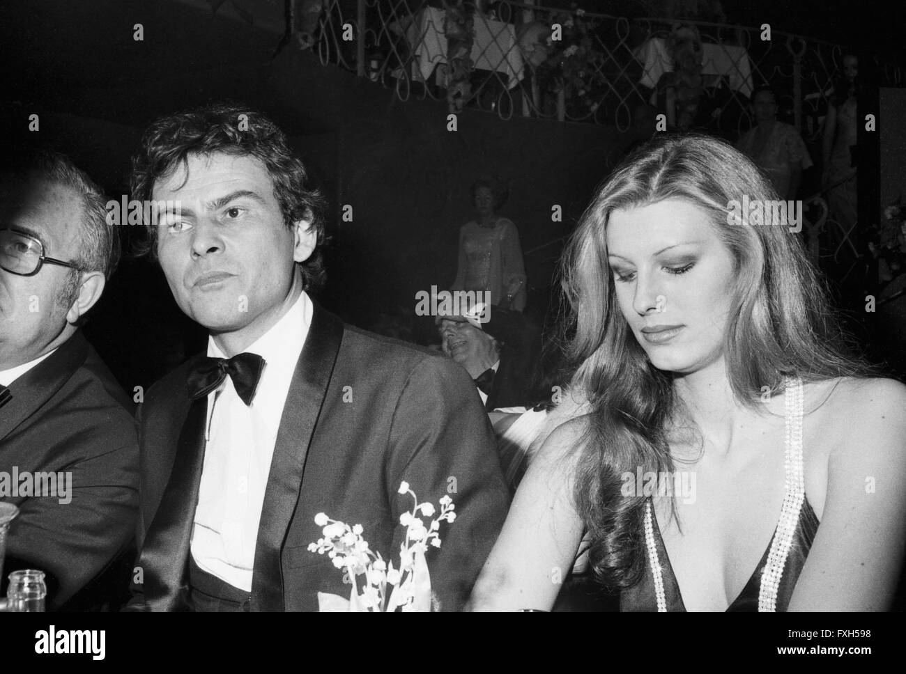 Der Schauspieler Horst Buchholz beim SPIO Filmball in München 1976 ...