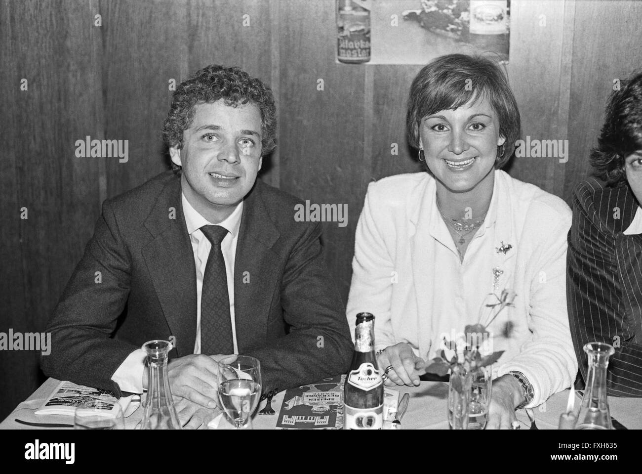 Der deutsche Schauspieler Michael Ande bei der Premierenfeier des Stock