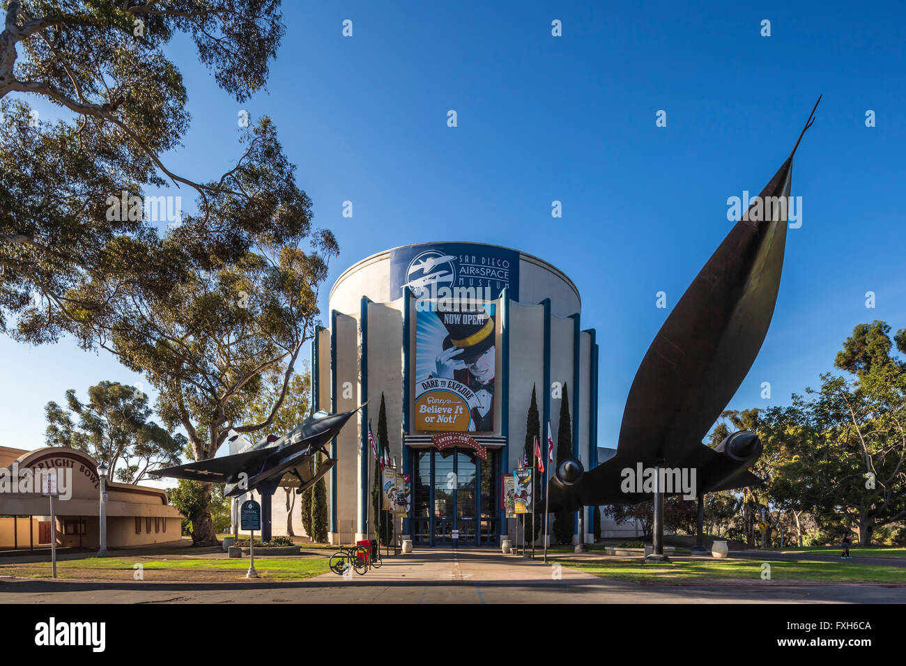 san diego air and space museum in balboa park, san diego, ca us Stock Photo
