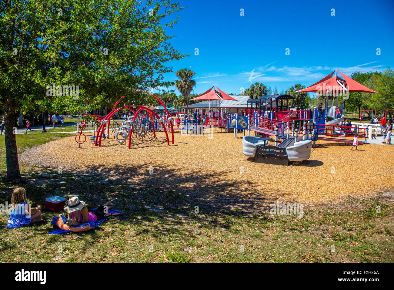 Myers park playground hi-res stock photography and images - Alamy