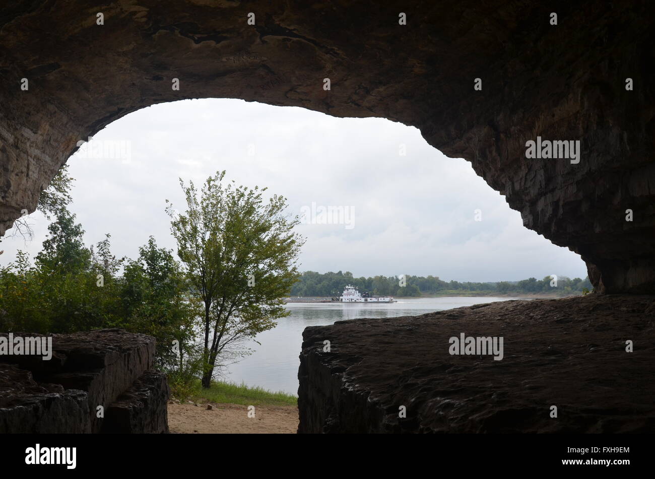 CaveinRock State Park, CaveinRock Illinois, USA Stock Photo Alamy