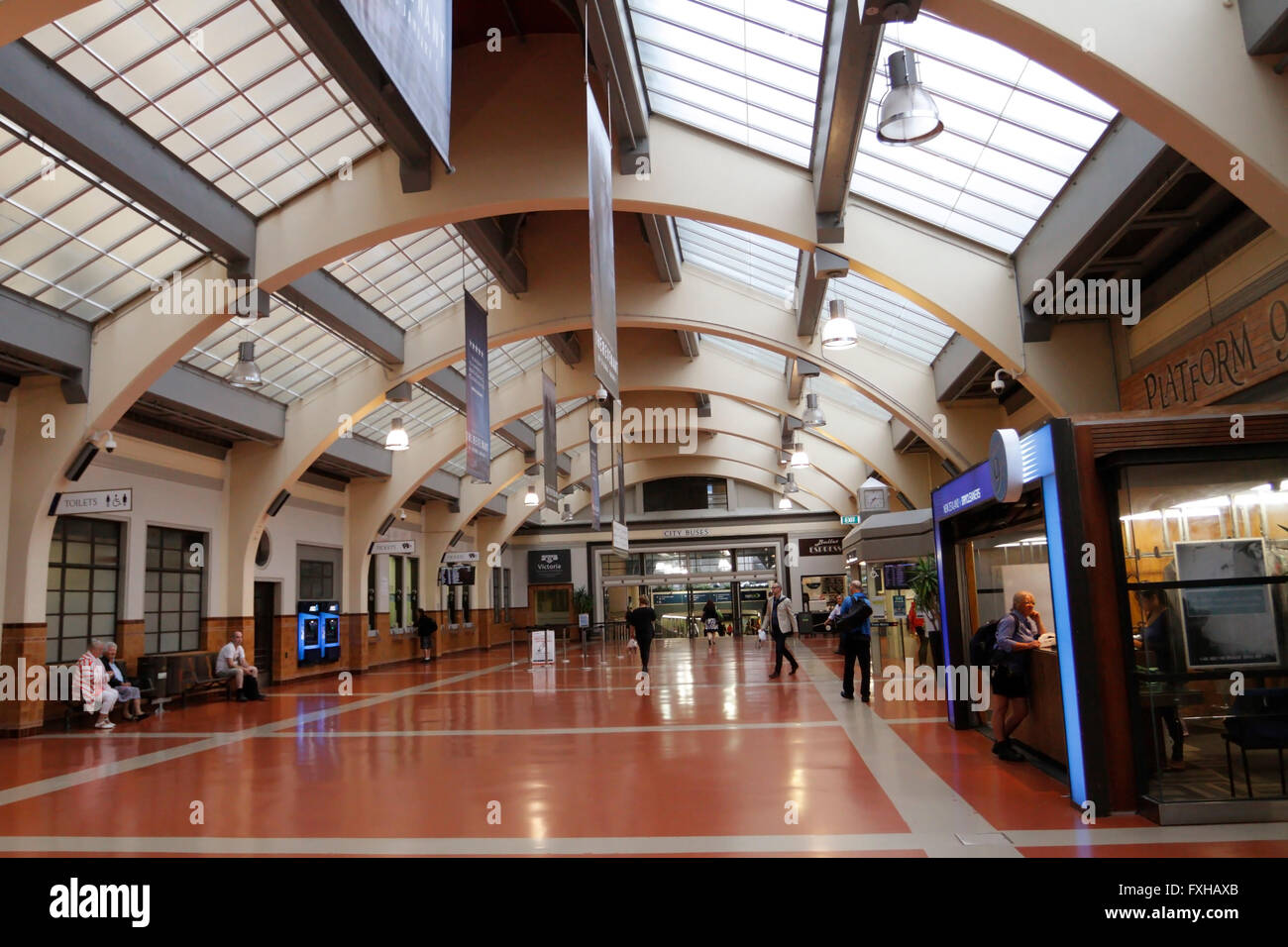 Interior of Wellington Train Station in Wellington, New Zealand Stock ...