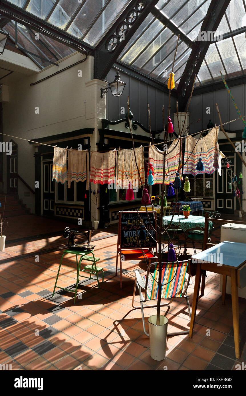 Decoration in meat market Rotherham,UK Stock Photo Alamy