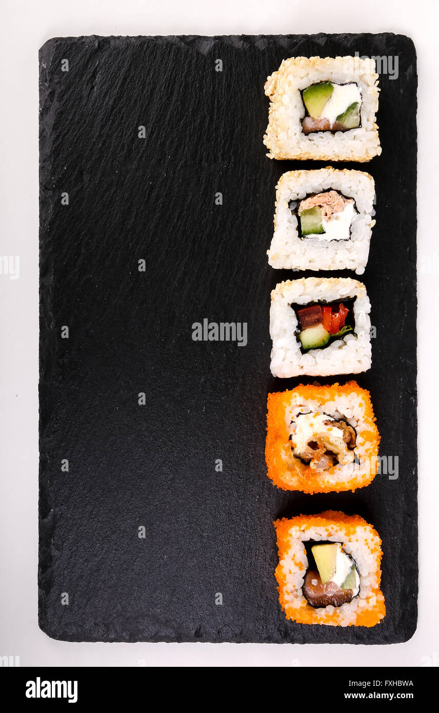 Delicious sushi Stock Photo