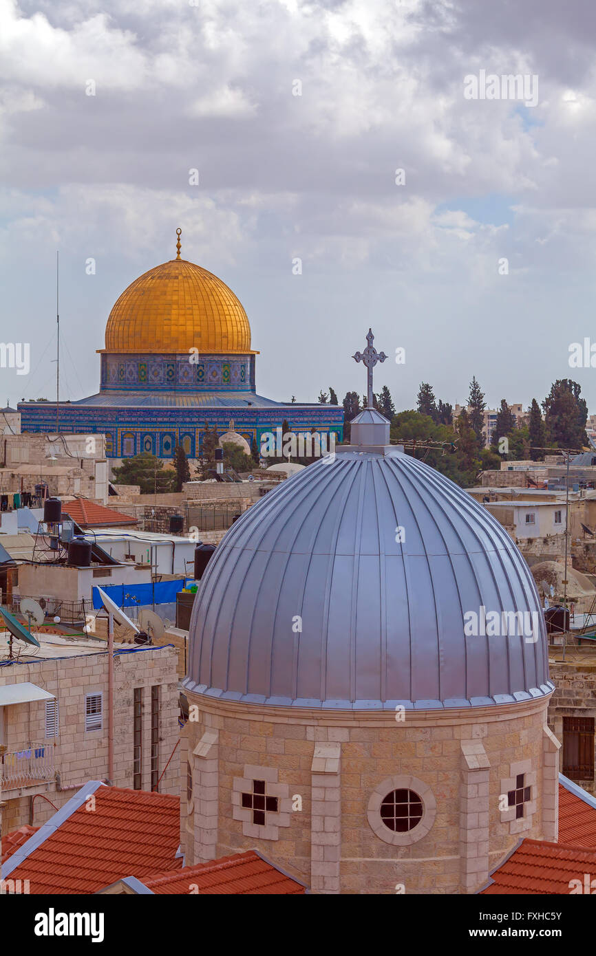 Old jerusalem roofs from hi-res stock photography and images - Alamy