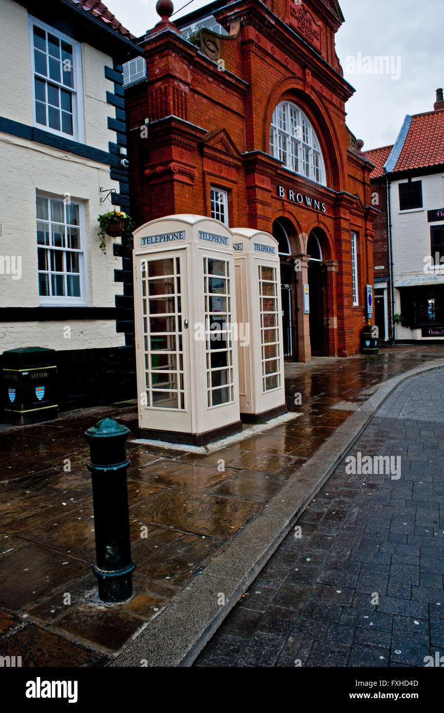 Corn Exchange and White Telephone Booths, Beverley, East Riding