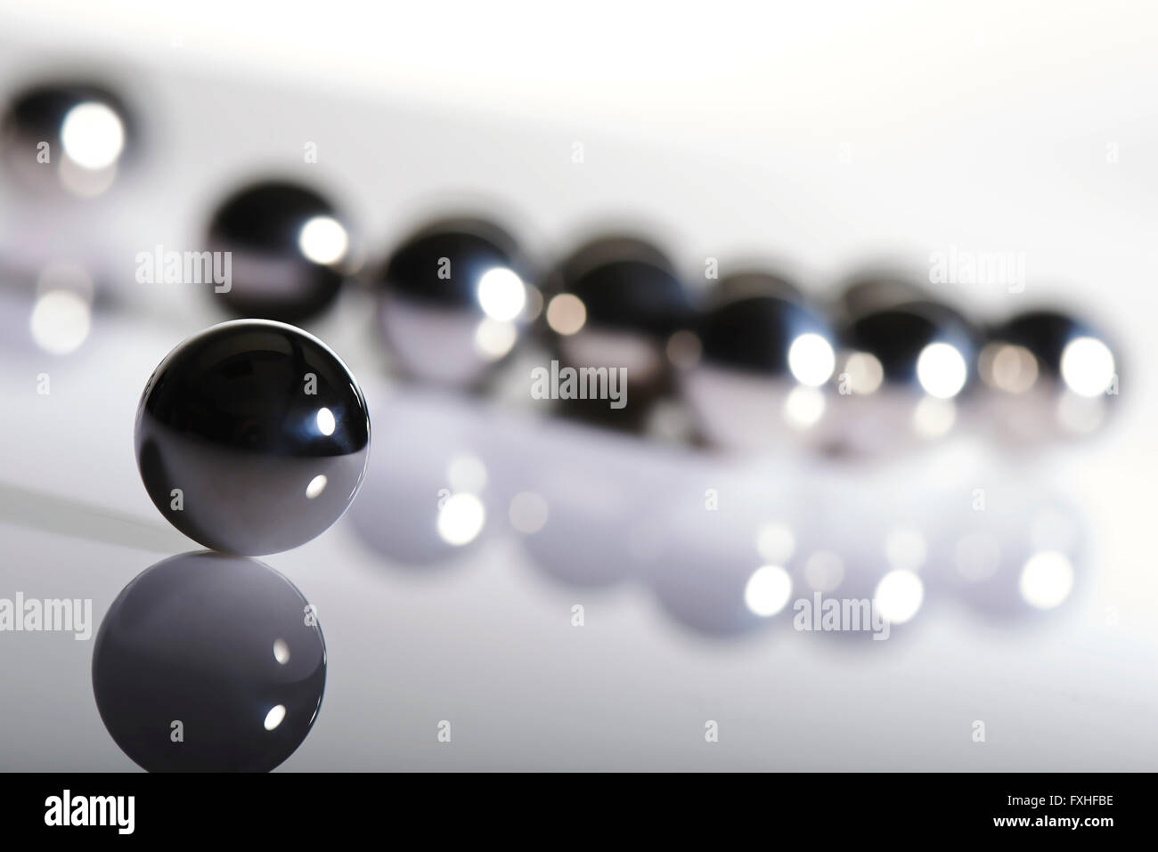 Design from sphere, unique standing out the crowd Stock Photo - Alamy