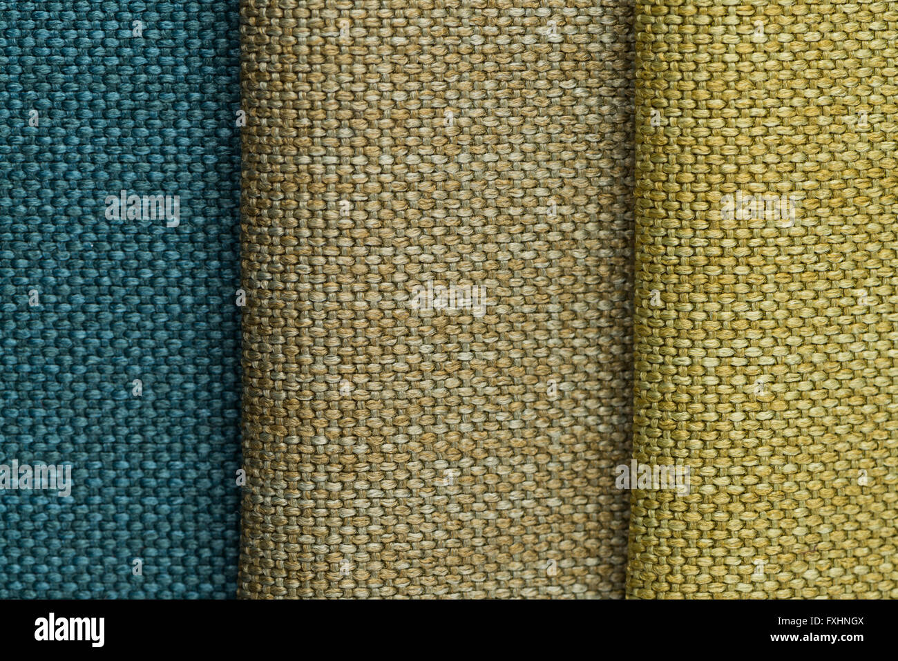 Closeup detail of green fabric texture background Stock Photo - Alamy