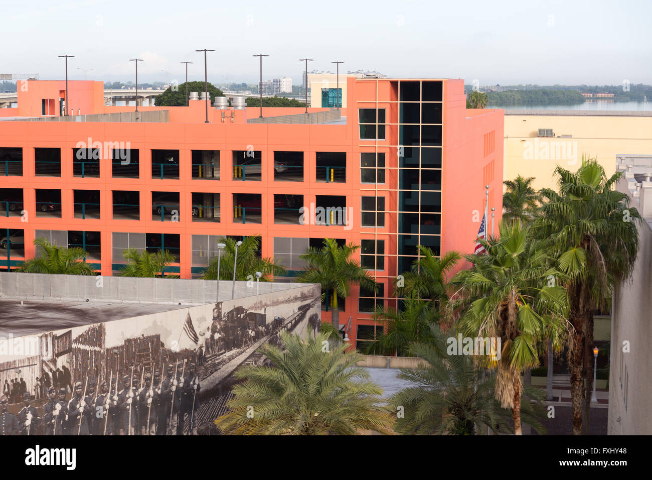 Fort Myers, Florida, downtown district Stock Photo Alamy