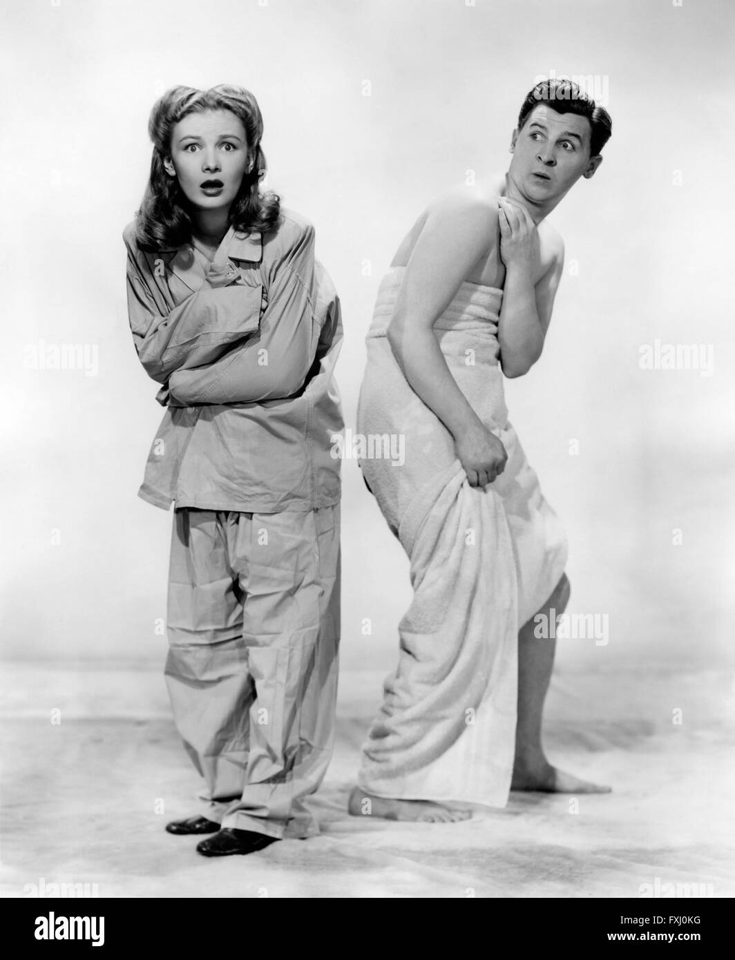 HOLD THAT BLONDE 1945 Paramount film with Veronica Lake and Eddie Bracken Stock Photo