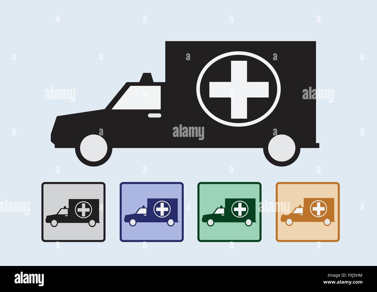 ambulance car sign medical Stock Vector Image & Art - Alamy