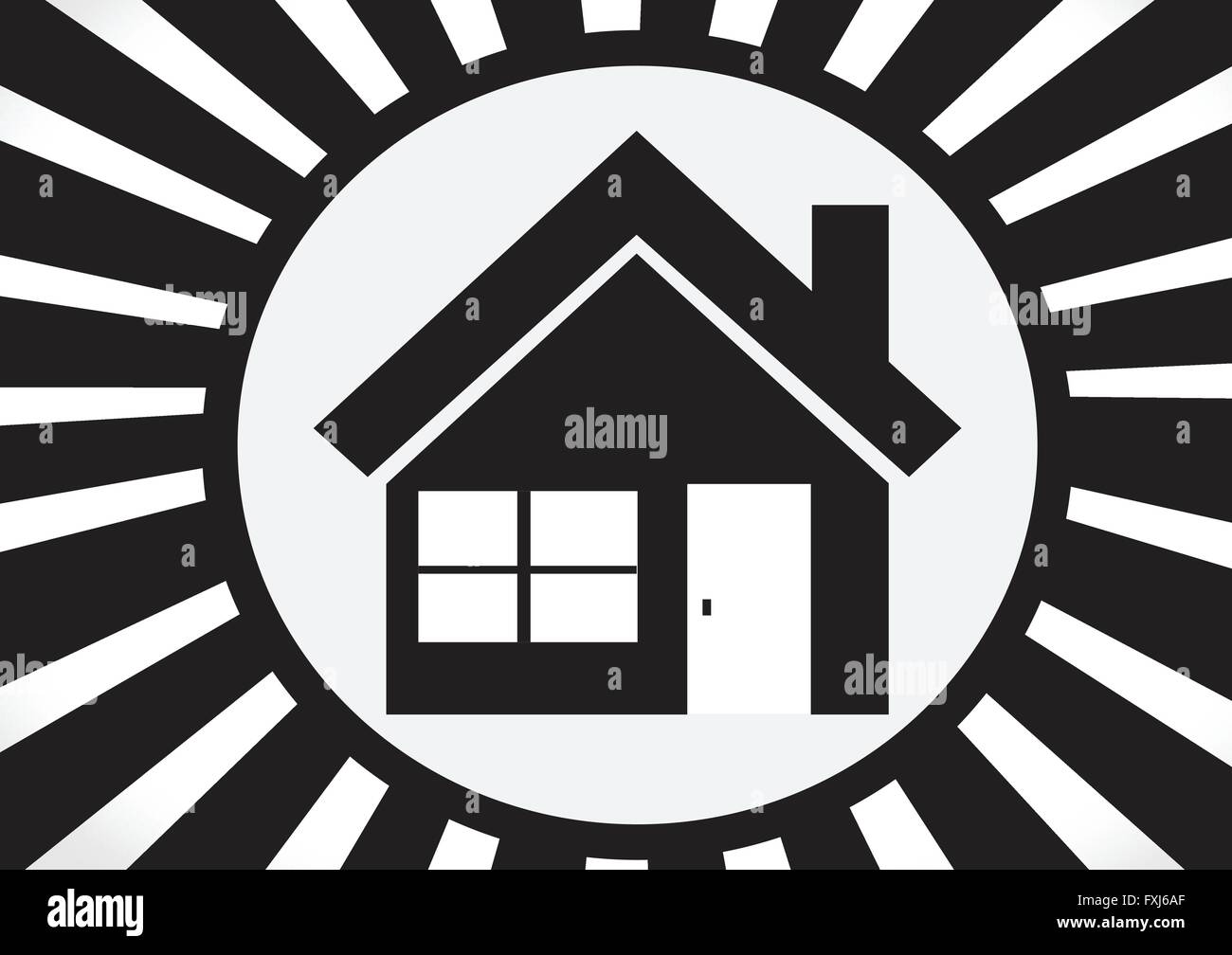 Home icon and Real estate concept Stock Vector Image & Art - Alamy