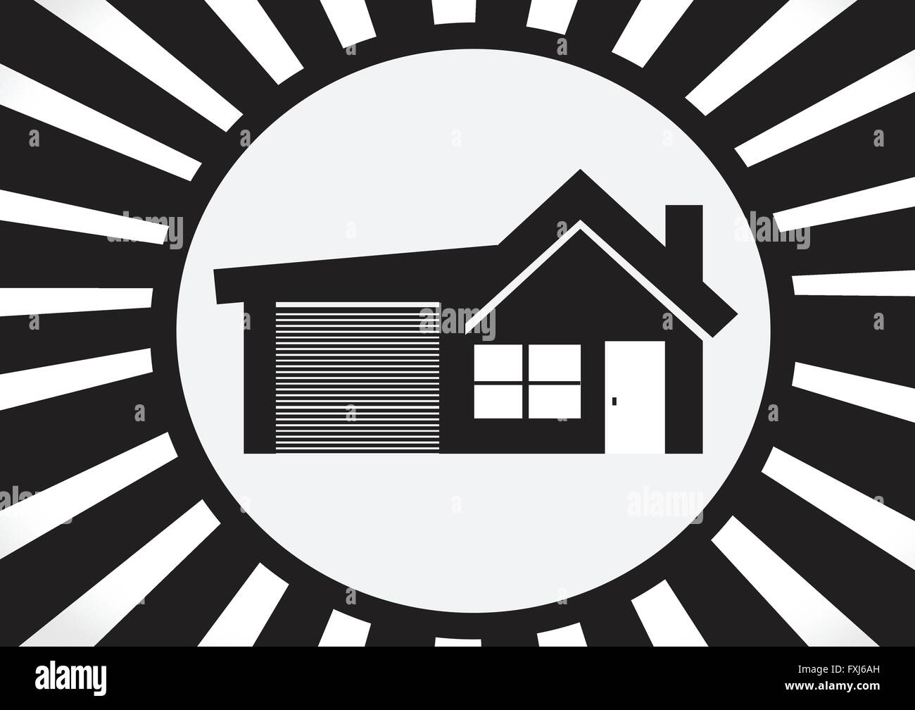 Home icon and Real estate concept Stock Vector Image & Art - Alamy