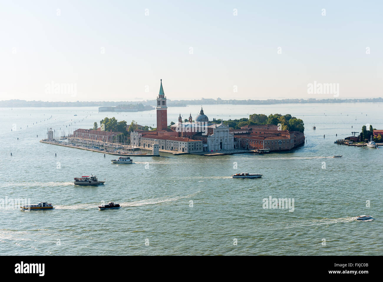 Island and Tower Stock Photo Alamy