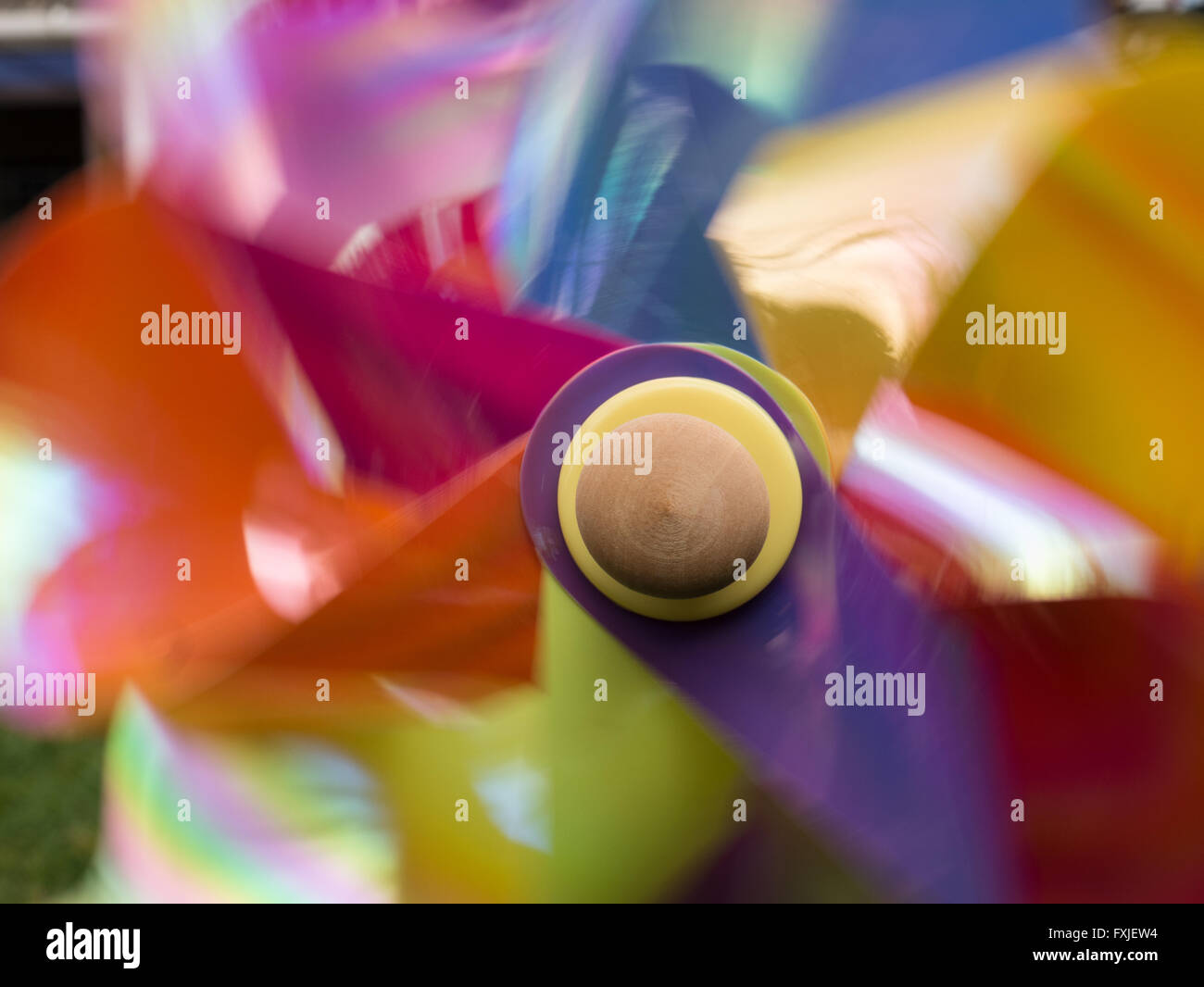 spinning garden windmill toy Stock Photo Alamy