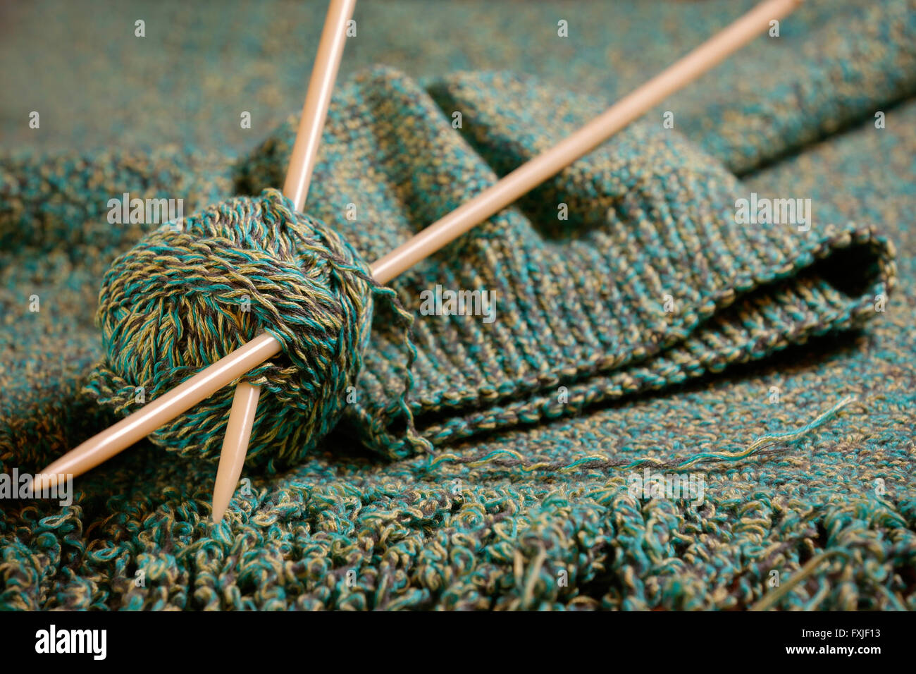 Knitting. Stock Photo