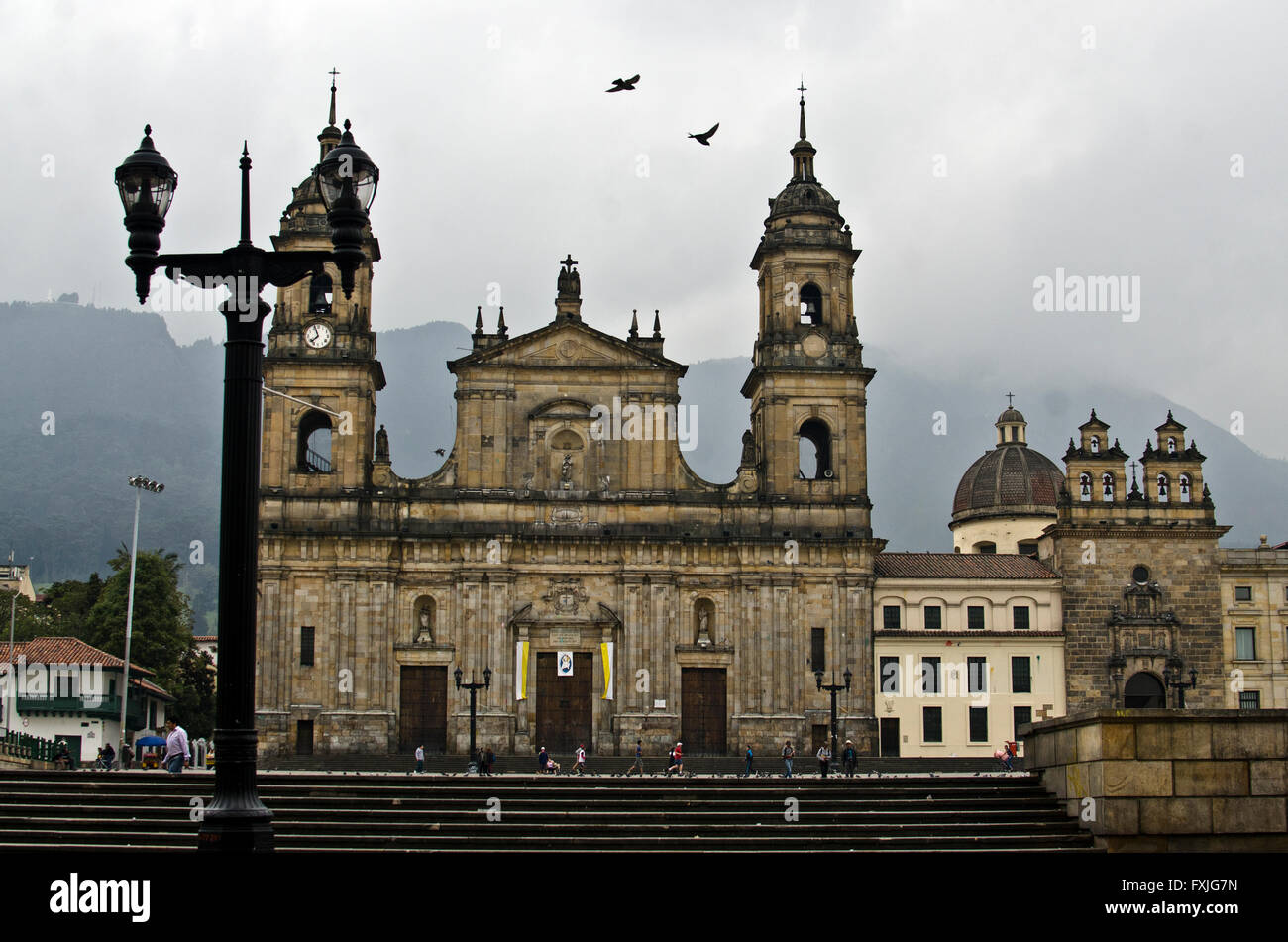 Plaza de Bolívar, Bogota, Columbia Stock Photo