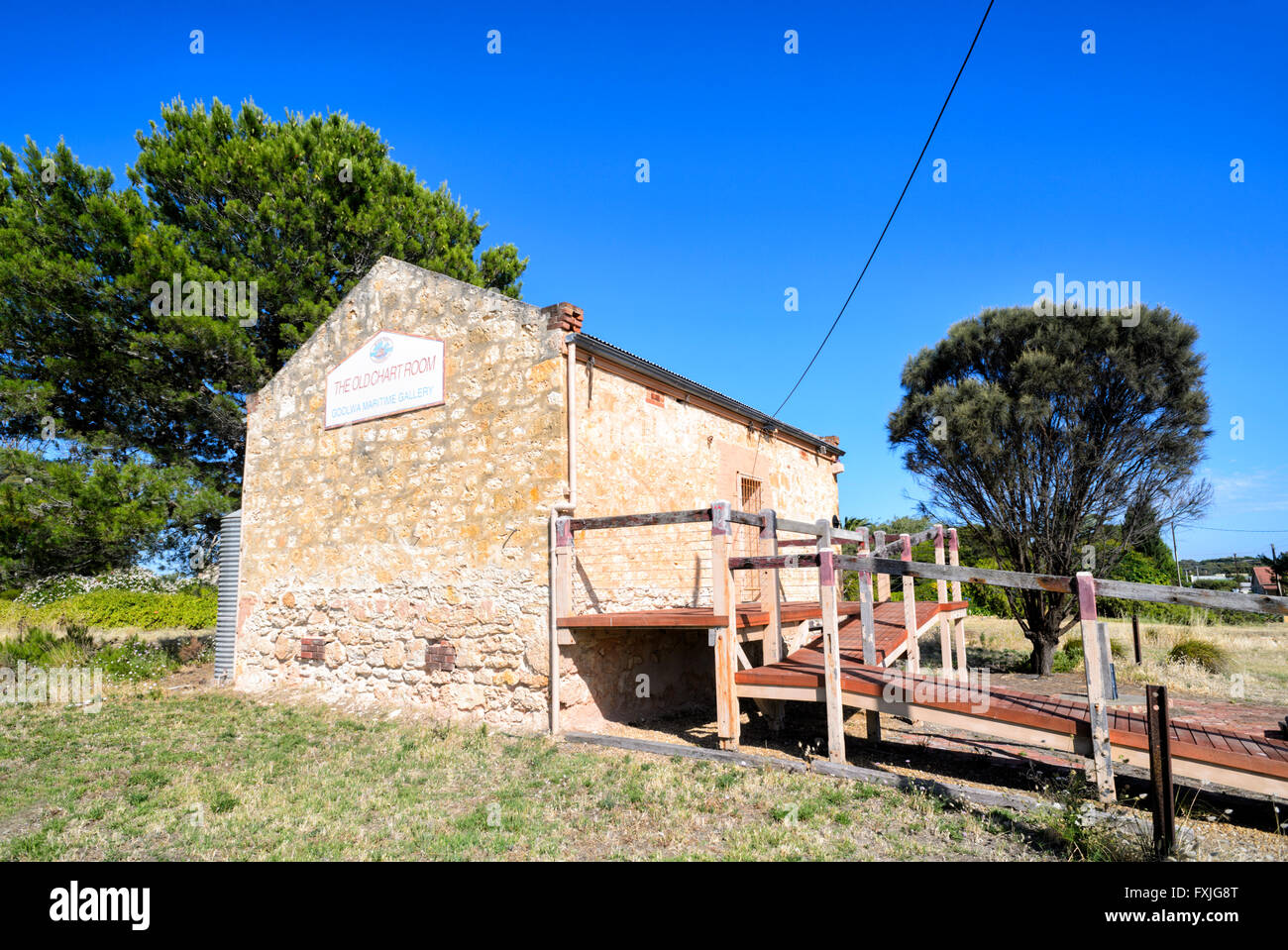 The Old Chart Room, Historic Building, Goolwa, South Australia Stock Photo