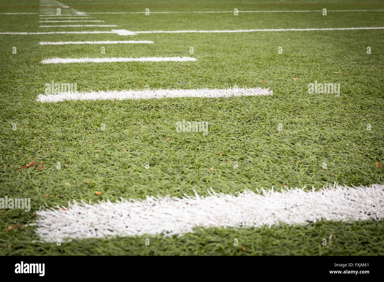 Football field markings Stock Photo Alamy