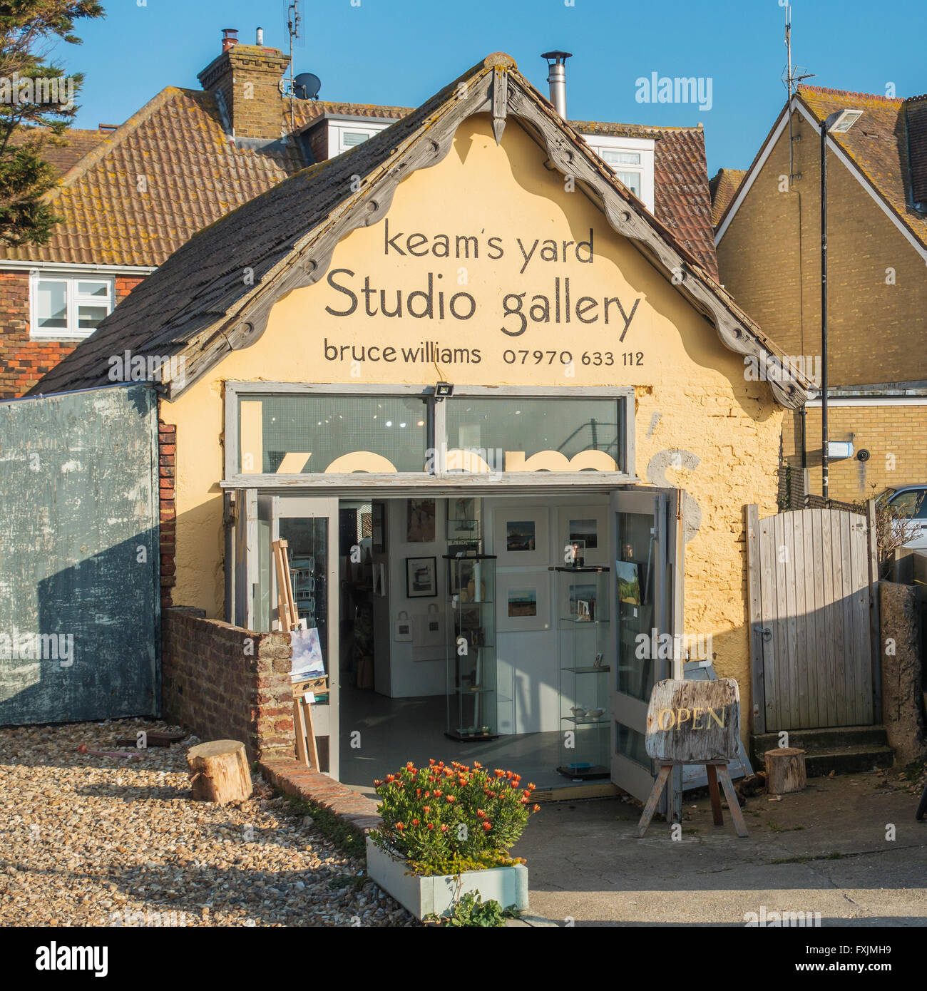 Keams Yard Studio Art Gallery Whitstable Kent England Stock Photo Alamy