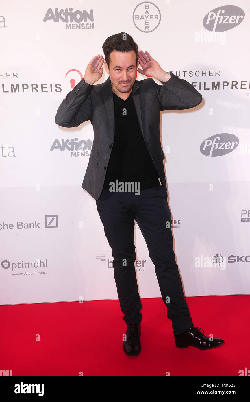 Deutscher Hoerfilmpreis 2016 at Kino International movie theater.  Featuring: Christian Schwochow Where: Berlin, Germany When: 15 Mar 2016 Stock Photo