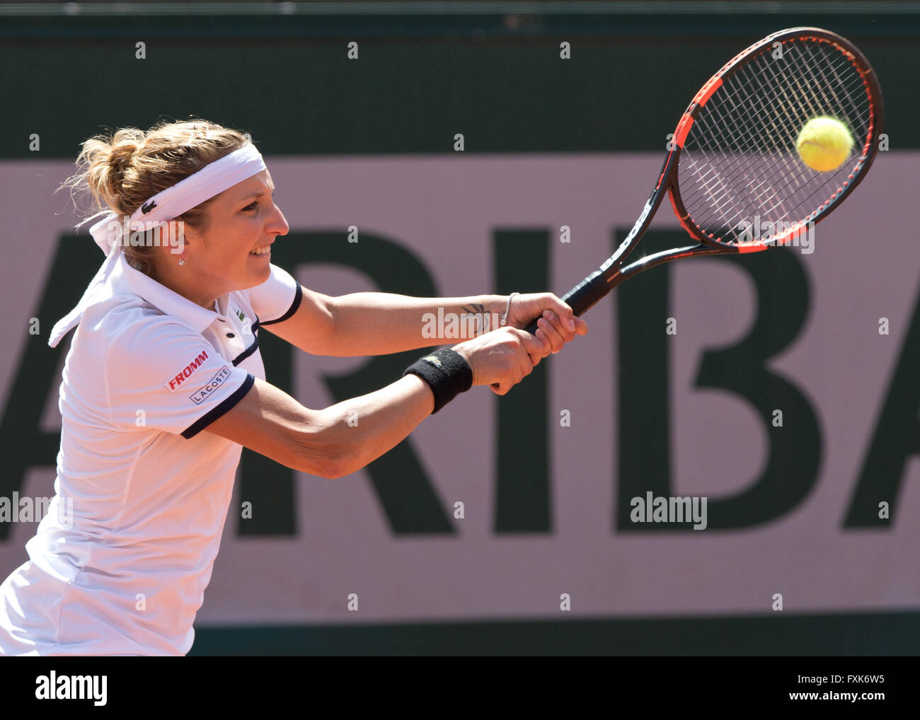 Timea Bacsinszky (SUI), Tennis, French Open 2015, Grand Slam ITF, ATP, WTA, Roland Garros, Paris, France Stock Photo