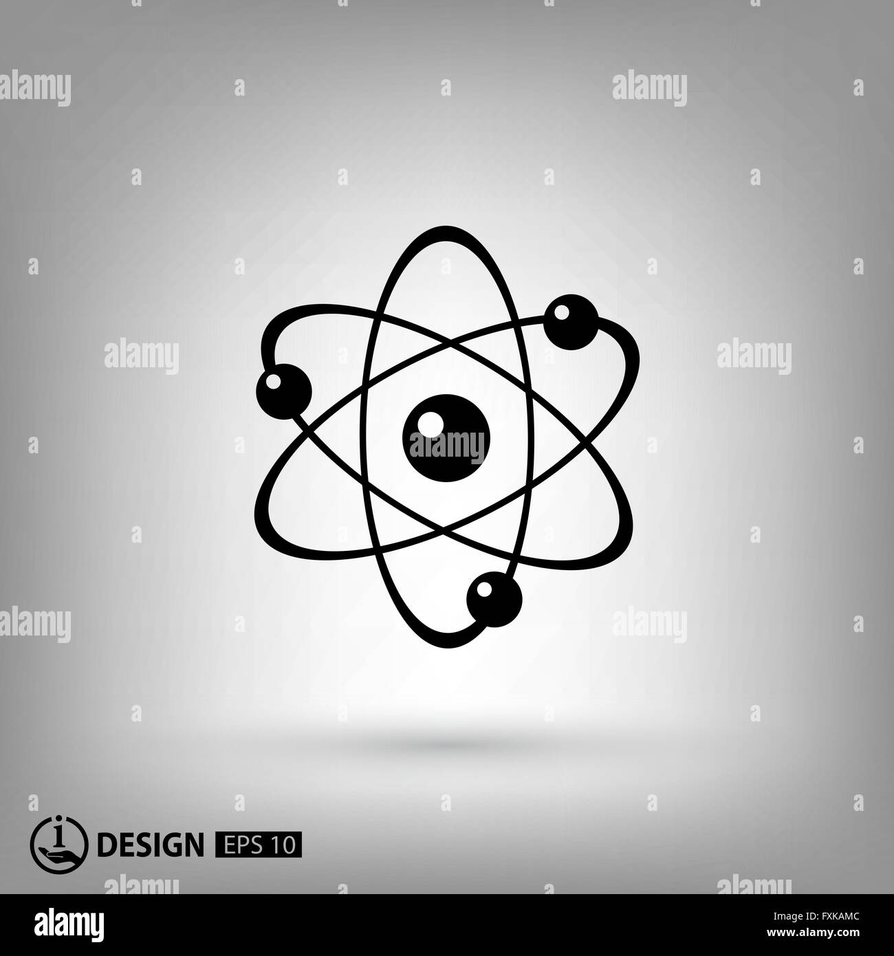 Pictograph of atom Stock Vector Image & Art - Alamy