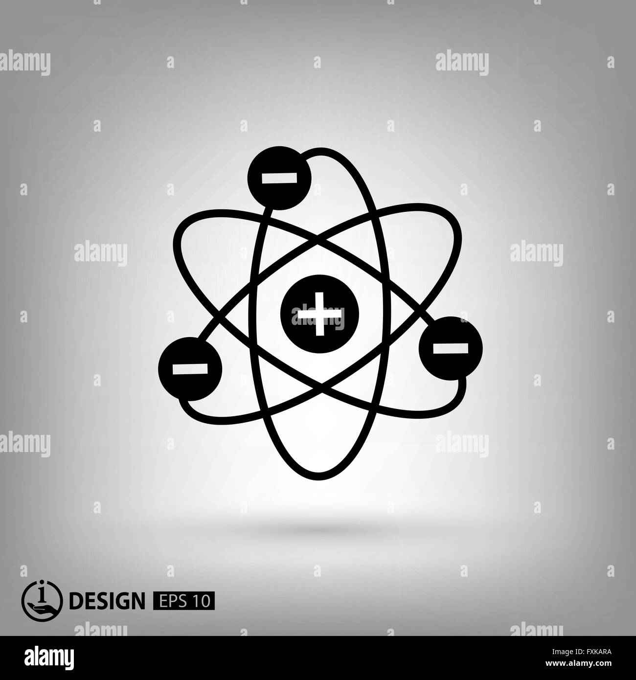 Pictograph of atom Stock Vector Image & Art - Alamy