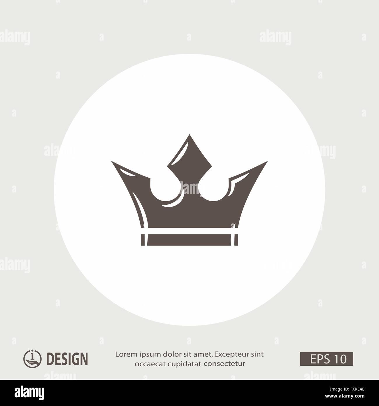 Pictograph of crown Stock Vector Image & Art - Alamy