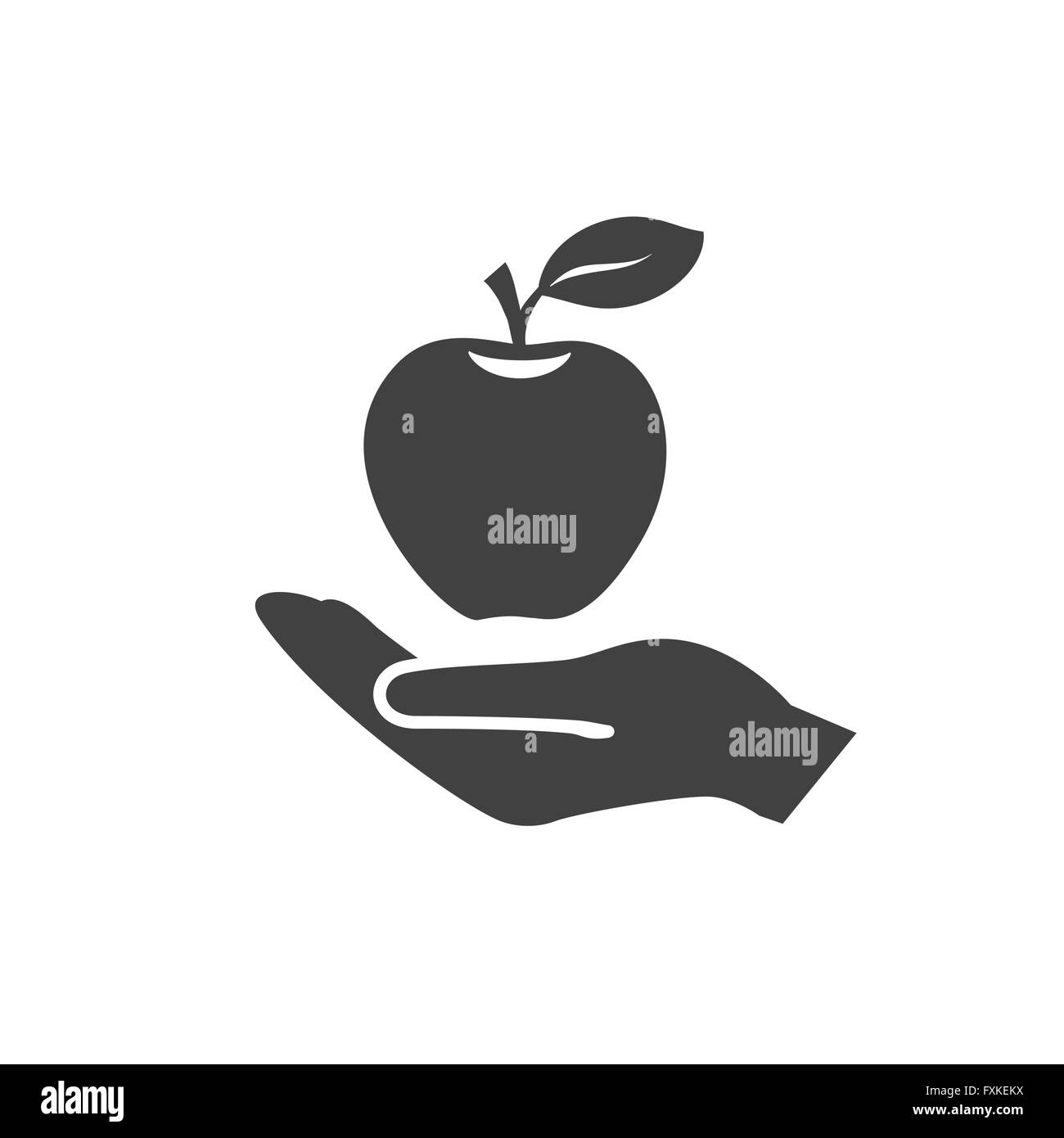Apple icon Stock Vector Images - Alamy