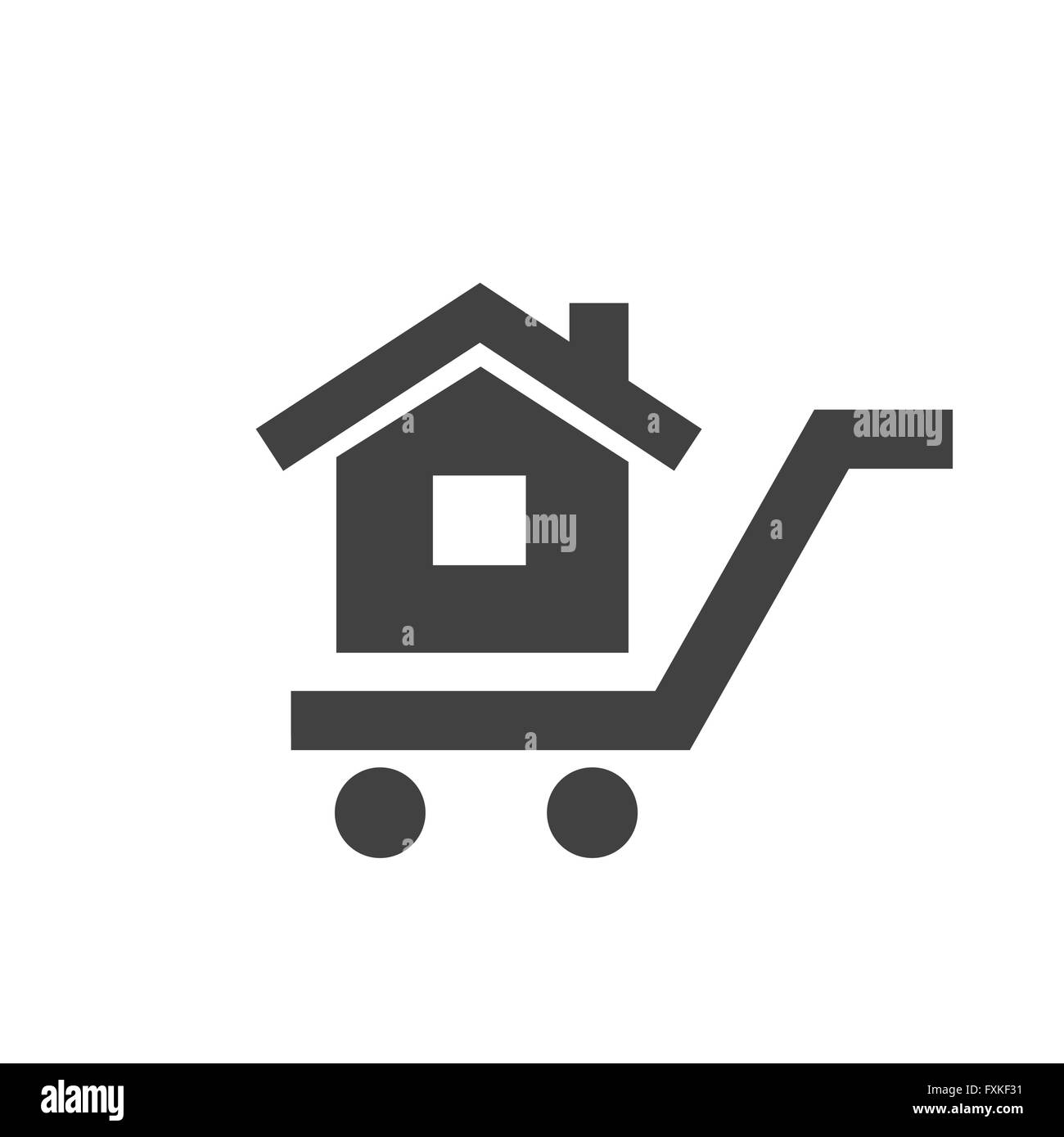 Home vector illustration Black and White Stock Photos & Images - Alamy