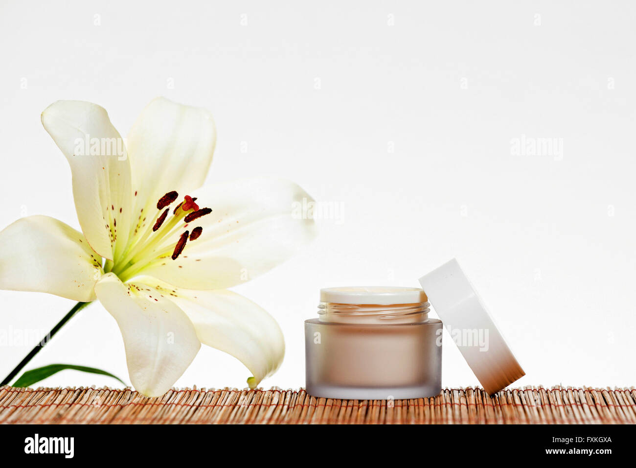 Woman face cream night hi-res stock photography and images - Alamy