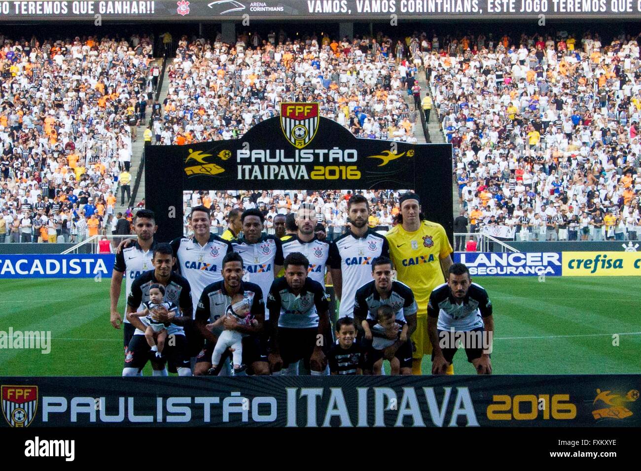 Sao Paulo, Brazil. 16th April, 2016. CORINTHIANS X RED BULL BRAZIL
