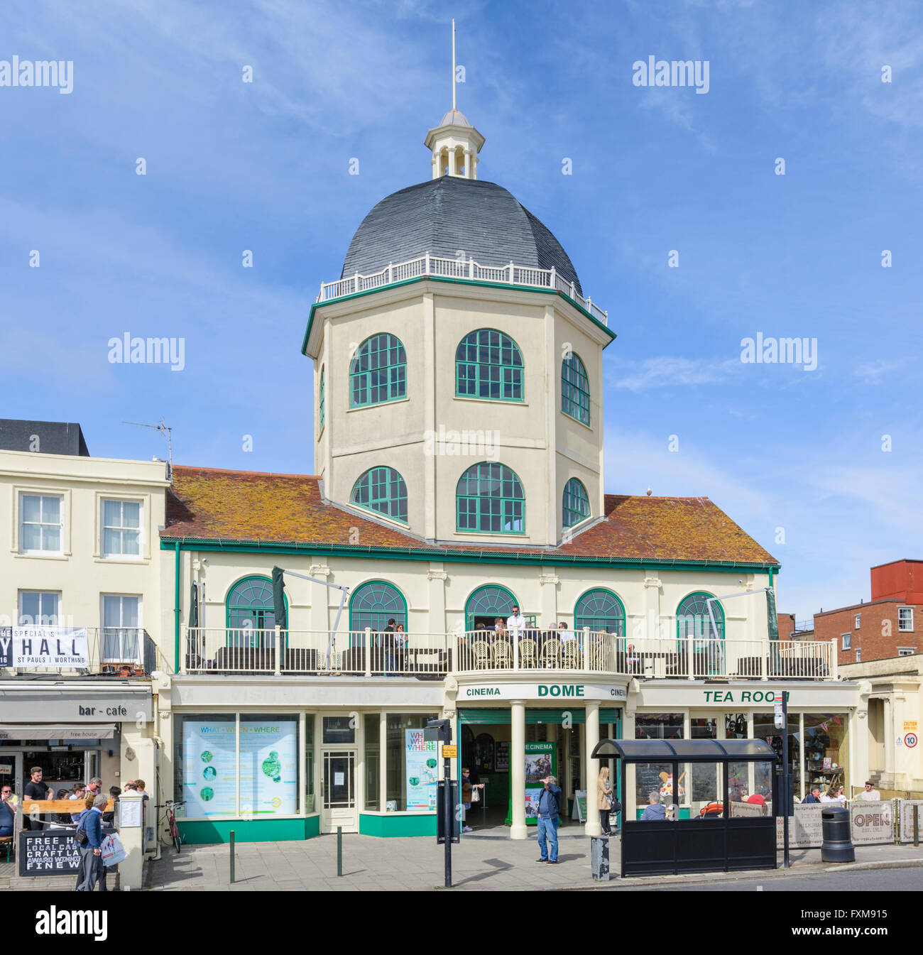 The Dome Cinema grade II listed building at Worthing, West Sussex, England, UK. Stock Photo