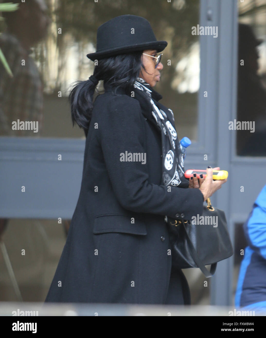 Two members of the girl band All Saints outside ITV Studios  Featuring: All Saints, Shaznay Lewis Where: London, United Kingdom When: 16 Mar 2016 Stock Photo