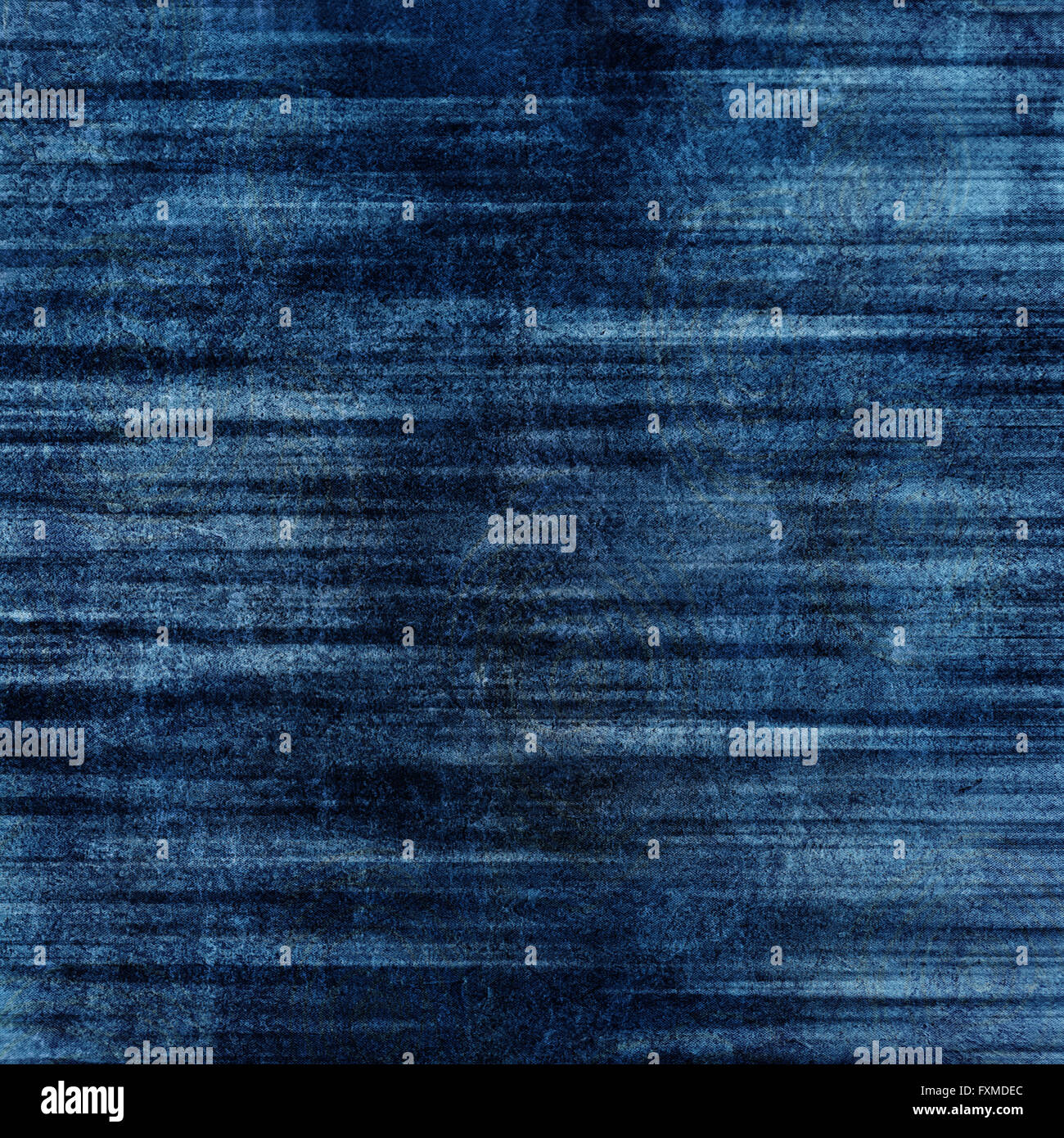 Abstract blue background or paper with bright spotlights with grunge