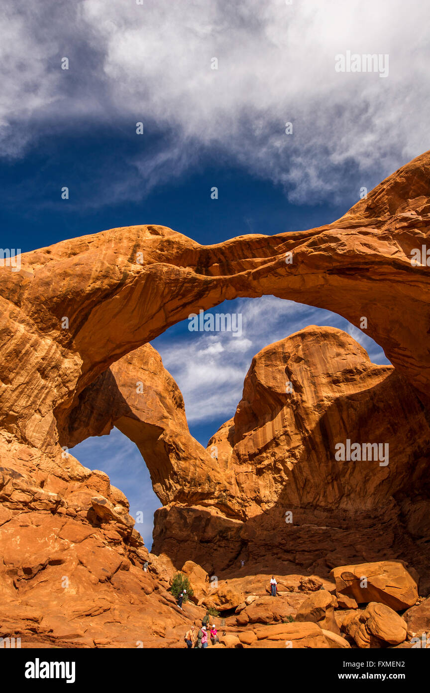 Arches National Park, Grand County, Utah, United States Stock Photo