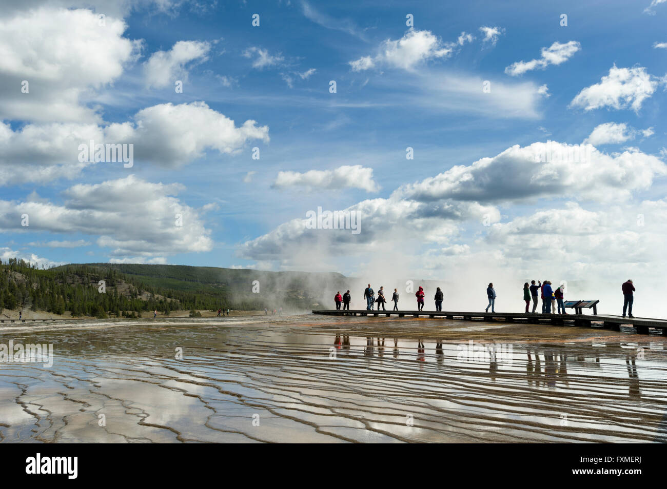 Yellowstone National Park, Wyoming, United States Stock Photo