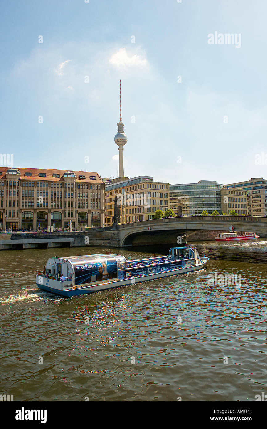 Berlin TV Tower, Berlin, Germany Stock Photo