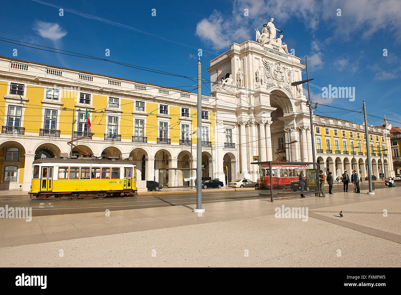 Commerce Square, Lisbon, Portugal Stock Photo