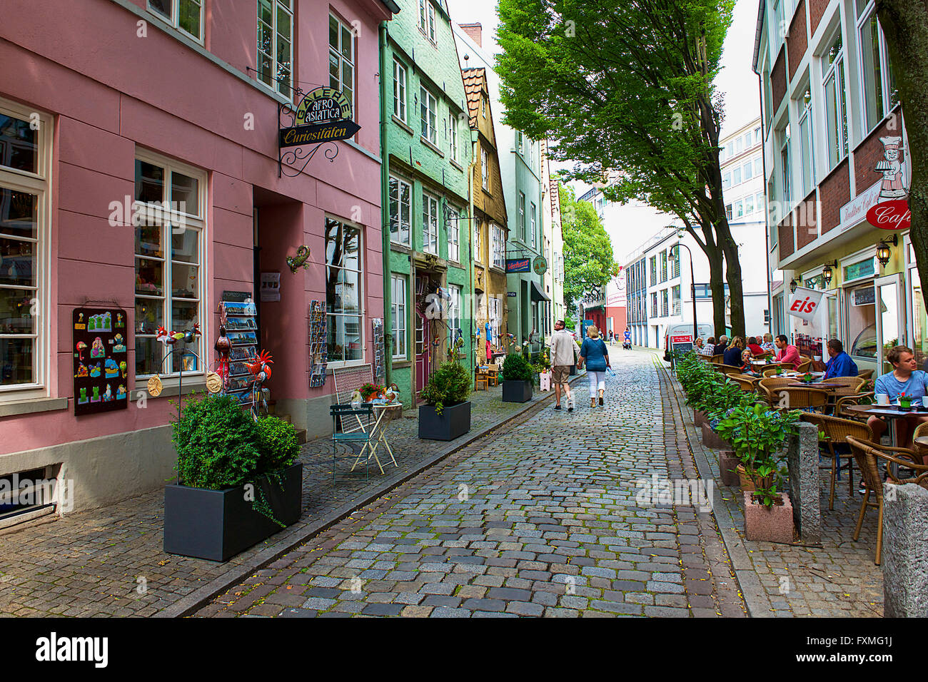 Schnoor, Bremen, Germany Stock Photo