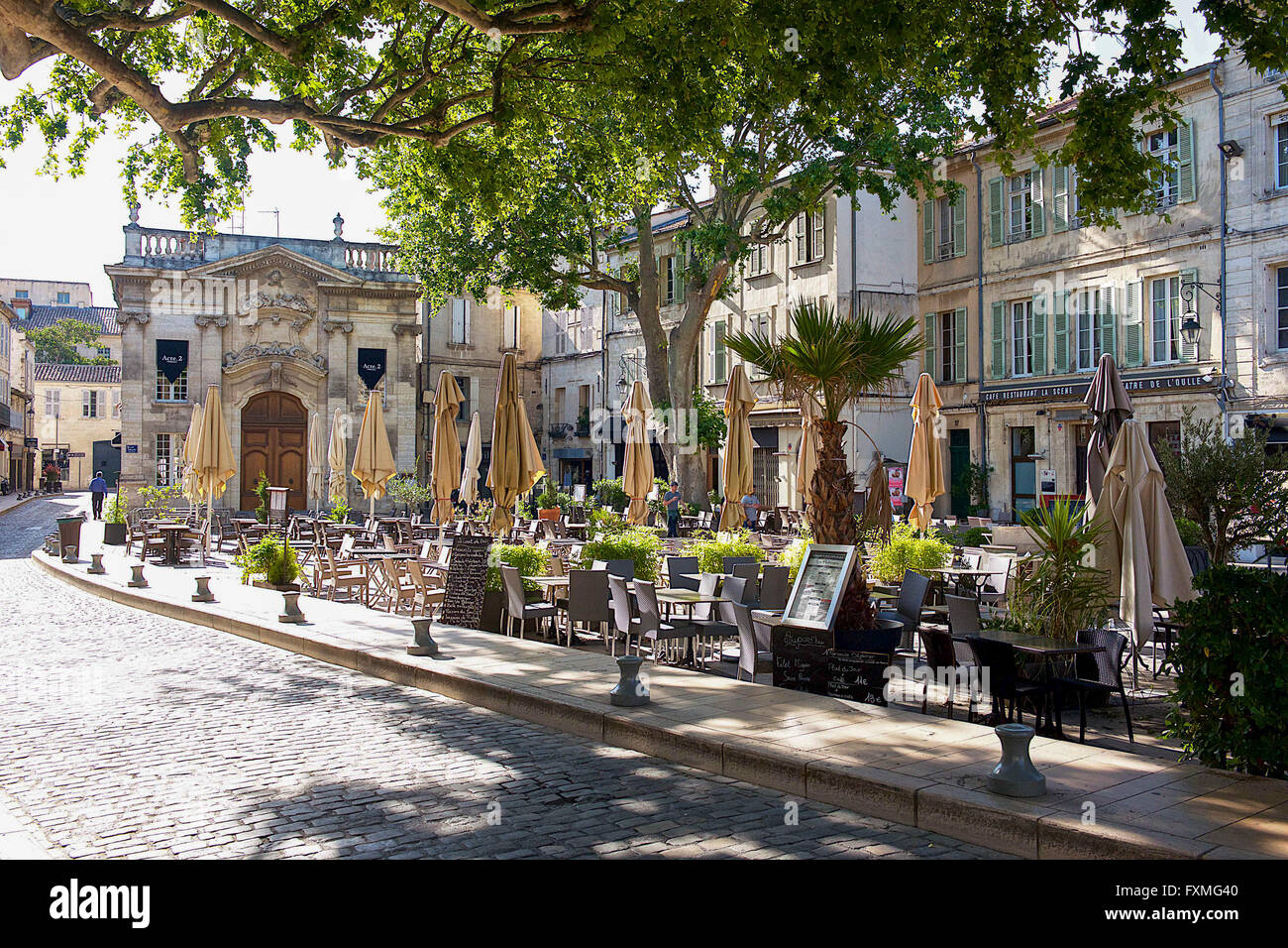 Historic Centre of Avignon, Avignon, France Stock Photo