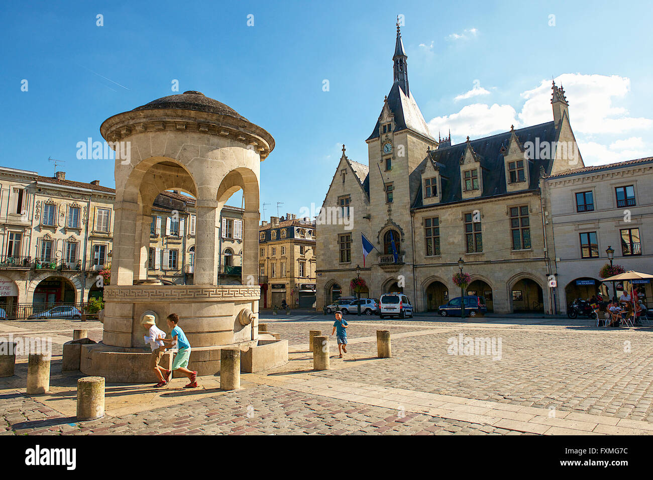 Libourne City Hall, Libourne, France Stock Photo