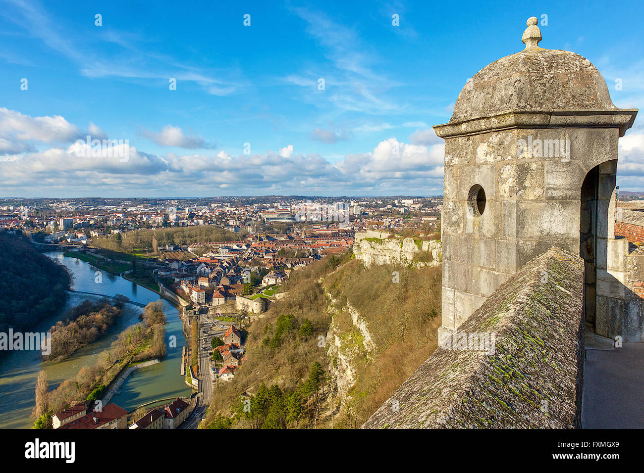 View of Besancon, France Stock Photo
