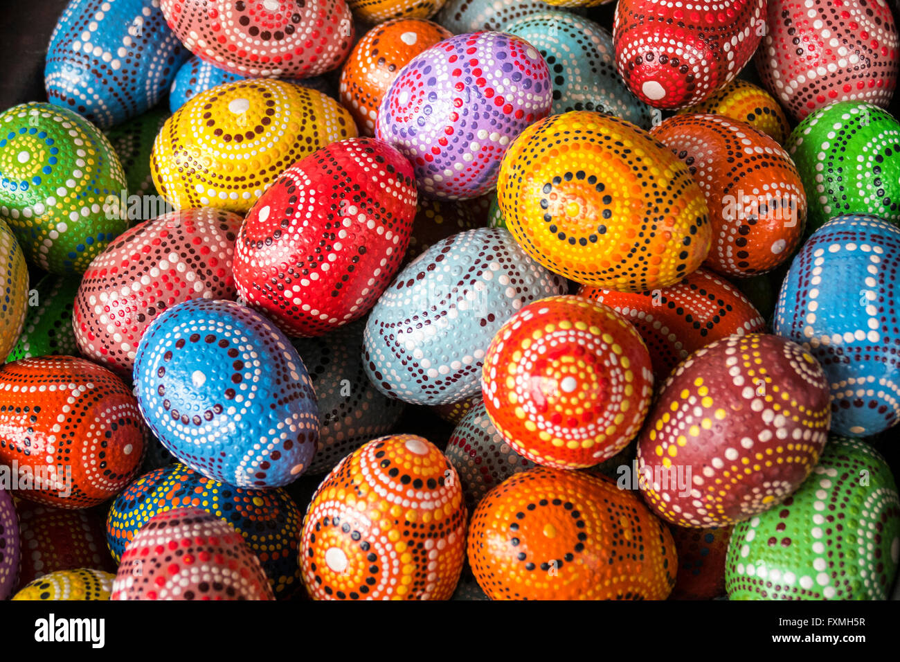 Colored Eggs, Ubud, Bali, Indonesia Stock Photo Alamy